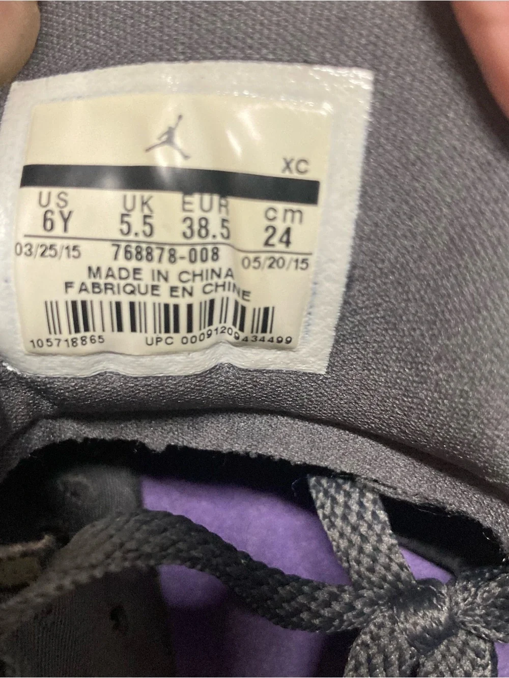 Air Jordan 6 low “GG dark grey”